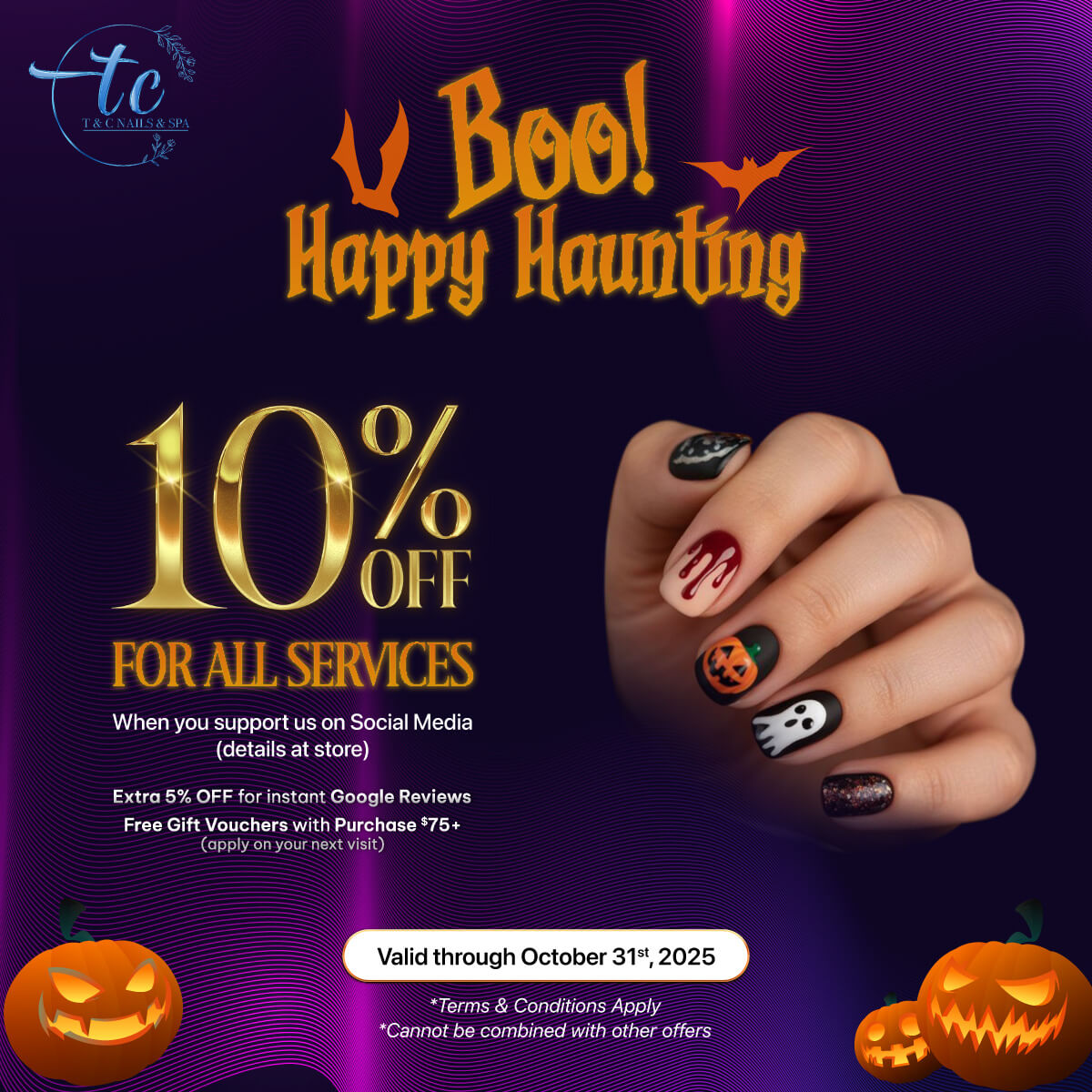 T & C Nails & Spa - Promotions